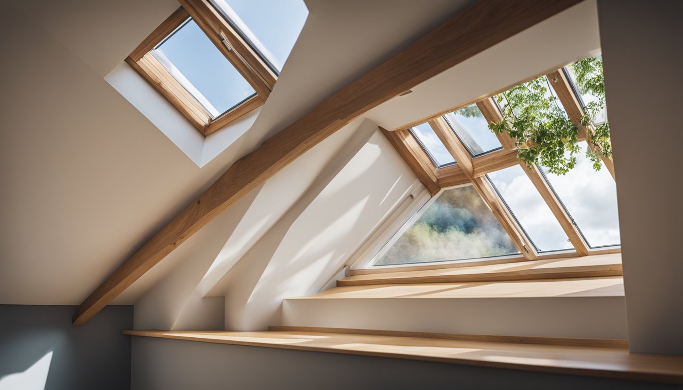 A dormer window adds charm to a UK home's attic, providing natural light and extra living space